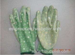 Puncture Resistance Breathed Safety PPE Foamed Nitrile Work Gloves