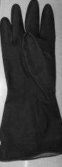 Customized XXL Reusable Light Weight Black Latex Household Glove