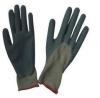 Knitted Seamless Color Nylon Liner Latex Coated Gloves For Farming Work