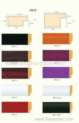 10 colors of PS Frame Mouldings (JW21)