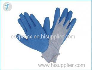 Light Weight Industrial Safety Latex Palm Coated Gloves With Seamless Knitted Cotton Liner
