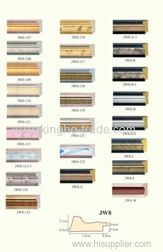 8 colors of PS Frame Mouldings (JW24)