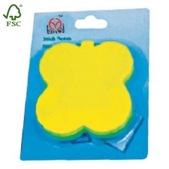 flower shape sticky note