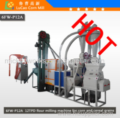 maize flour milling machine