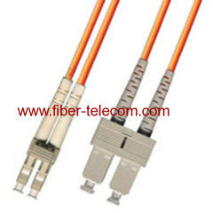 LC-SC Multi Mode Duplex Fiber Optic Patch Cord