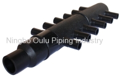 HDPE water supply ground source heat pump system Thirteen Ways manifold pipe fittings