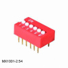 4 way 8 way DIP Switches datasheet red blue 2.54 mm dipswitch