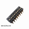 Pitch 2.54mm SMD DIP Switch black