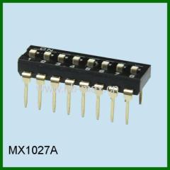 Black IC type DIP switch slide DIP Switch 2.54mm 8 position 4 position 2 position