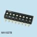 Black IC type DIP switch slide DIP Switch 2.54mm 8 position 4 position 2 position