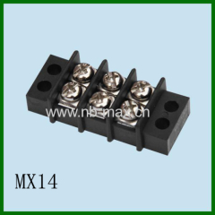 300V 30A PCB Barrier terminal block connectors 9.5mm Pitch black