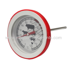 cooking thermometer with silicone cap