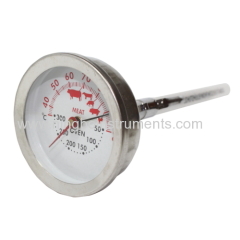 Cooking & oven thermometer with pocket