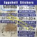 Custom Print Eggshell Stickers