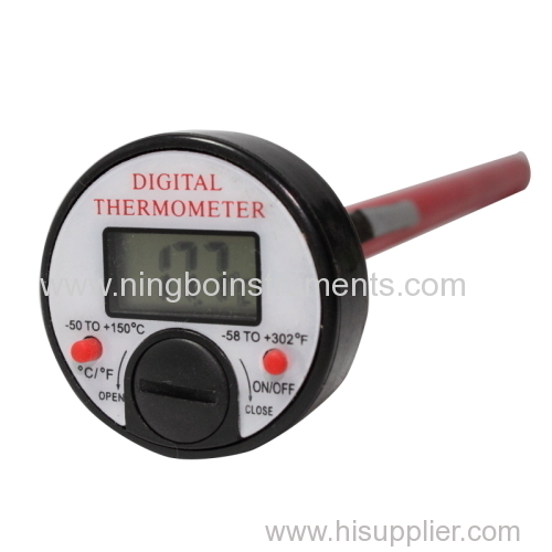 Digital kitchen thermometer; cooking thermometer