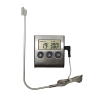 Digital thermometer with stainless steel case