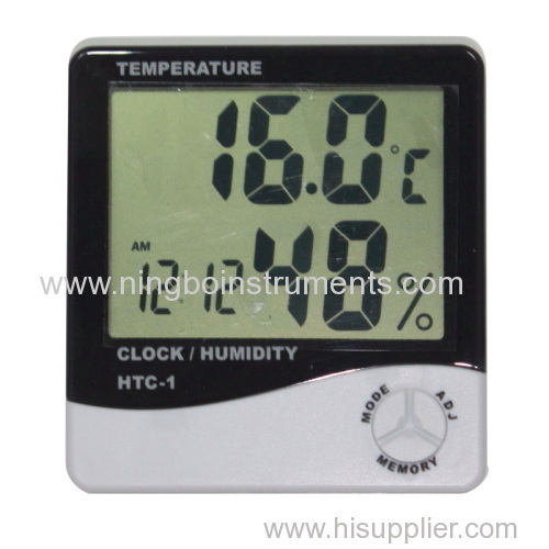 Digital Thermometer Humidity Clock