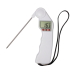 Folding digital cooking thermometer