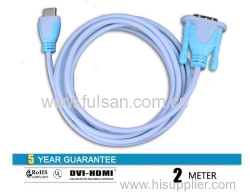 High Speed HDMI to DVI Cable for HDTV PC Monitor DVD PS3 XBOX 360