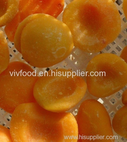 frozen peach halves diced