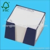 self-adhesive note in Cardboard box