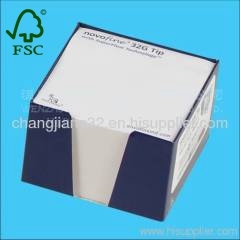 self-adhesive notes in Cardboard box