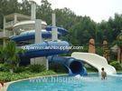 Fiberglass Closed spiral water slide , swimming pool water slide