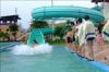 Combination fiber glass water slide of swimming pool water slide