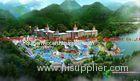 Wonderland Water Park Project With Boomerang Slide and Surf Wave Pool