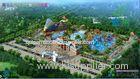 SPA Resorts Design With Commercial Spiral Water Slide , Water Toys