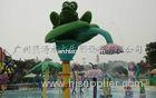 Water Pool Toys Frog Jump Aqua Fountain , Water Playground Equipment