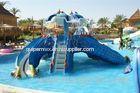 Outdoor Small Water Slide Water Fun Park Octopus Style Pool Water Slides