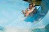 Swimming Pool Kid Water Slides Fiber Glass Open Flume Water Slide