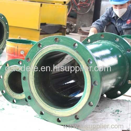 Wear resistant polyurethane pipe lining