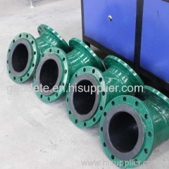 Steel plastic wear resistant pipe fittings