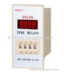 Dual set time relay mini time delay relay JS14S