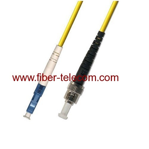 LC-ST Single mode Simplex Fiber Optic Patch Cord