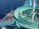 Spiral Fiberglass Water Slides Open Flume Water Slide For Swimming Pool