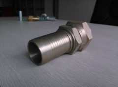 Carbon Steel Hydraulic Fitting with white zinc plated