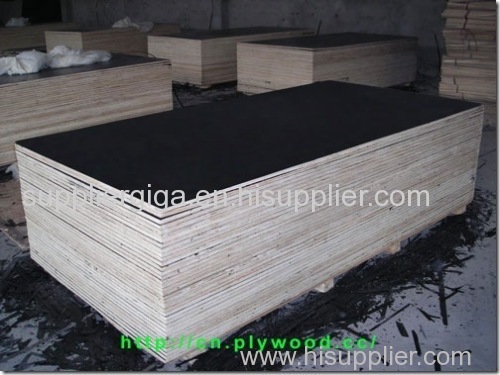 China factory 4*8 black/brown 12mm Melamine plywood sheet supplier giga