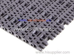 Solid Top 7705 modular plastic conveyor belts in conveyor system