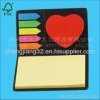 Sticky notebook Pad PU set