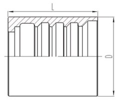 Carbon steel Hydraulic Fitting Ferrule 01200