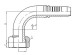 90 degree metric female flat seat hydrulic fitting 20291