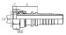 Metric Female 24 degree cone o-ring H. T. ISO 12512-2-- DIN 3865 Hydraulic Hose Fittings 20511