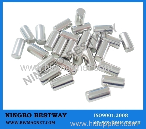 N48 NdFeB Rod Magnets with NiCuNi coating