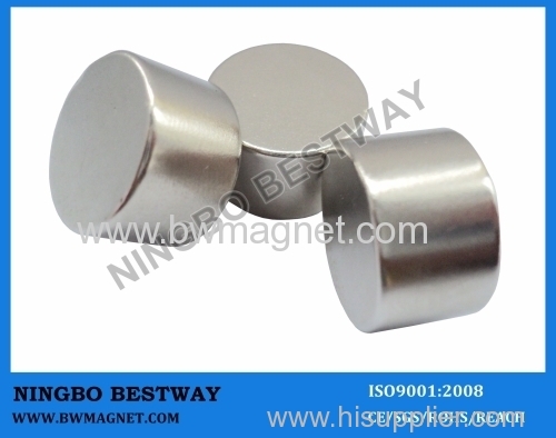 N52 D50xD20 mm NdFeB Cylinder Magnets W/Ni coating