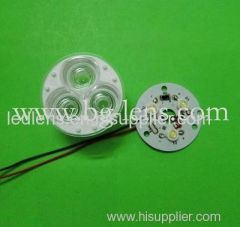 3x3W Led Module optical lens with 46mm MCPCB