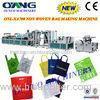 auto recycled non woven bag making machine , handle t-shirt bag machines