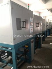 Cable helical braiding equipment